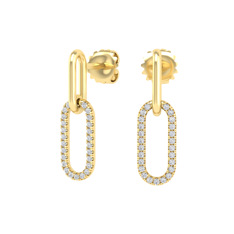 The Amplified O'Hara Earrings-Yellow Gold-ASHITA