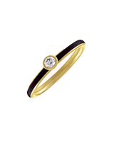 THE QUEEN BAND IN MIDNIGHT BLACK GOLD