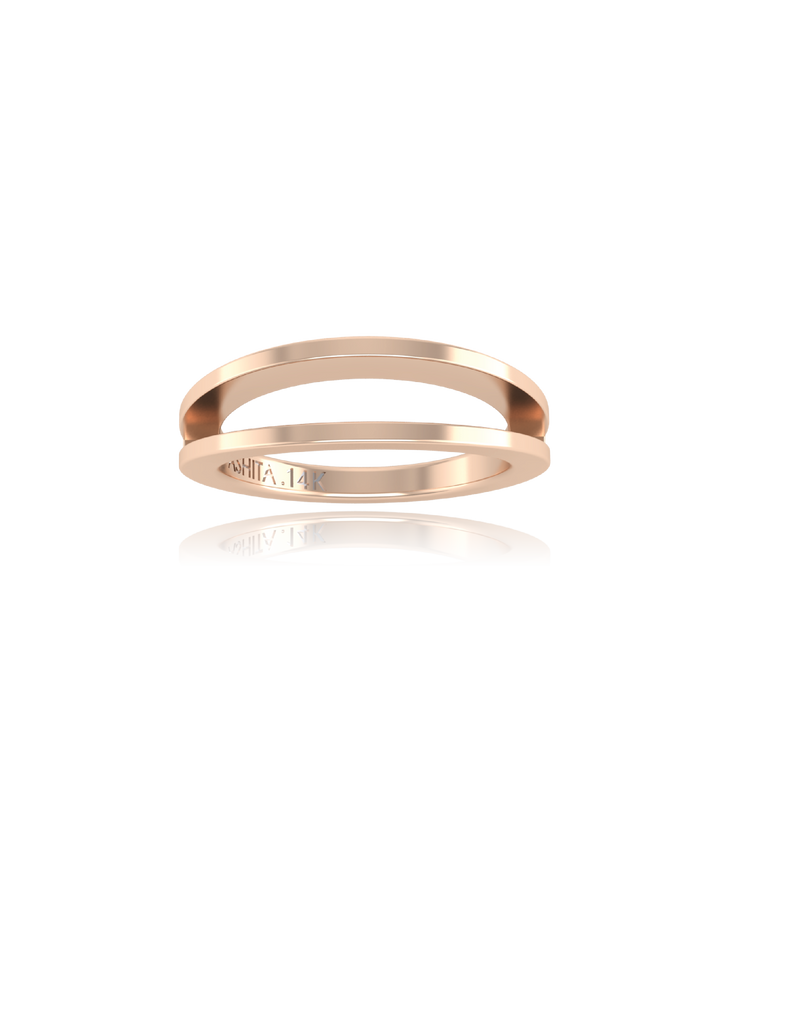 The Bergamot Ring-Rose Gold-ASHITA