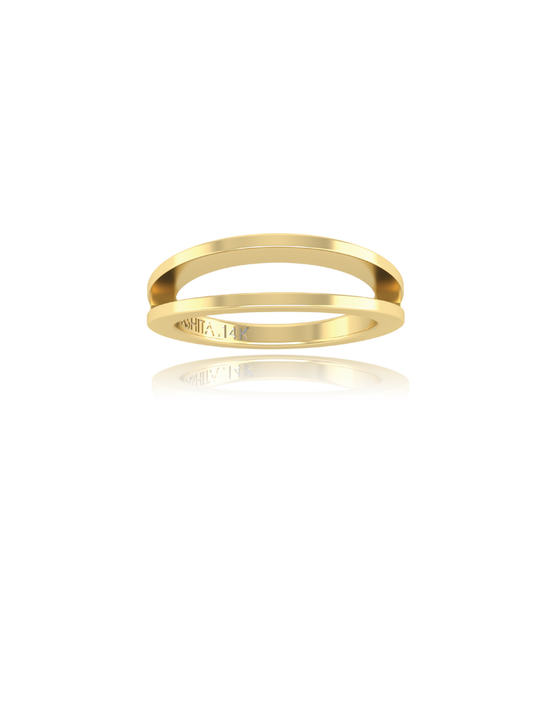 The Bergamot Ring-Yellow Gold-ASHITA