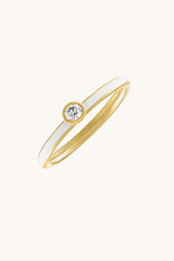 The Queen Band in Ivory White
